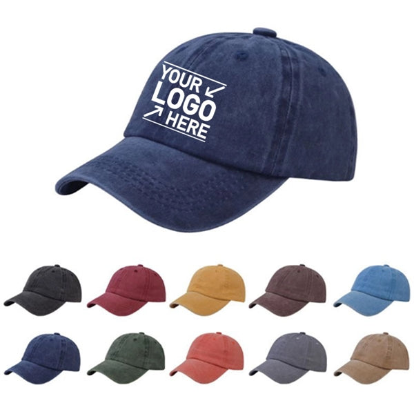 Adjustable Denim Baseball Cap