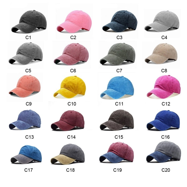 Adjustable Denim Baseball Cap