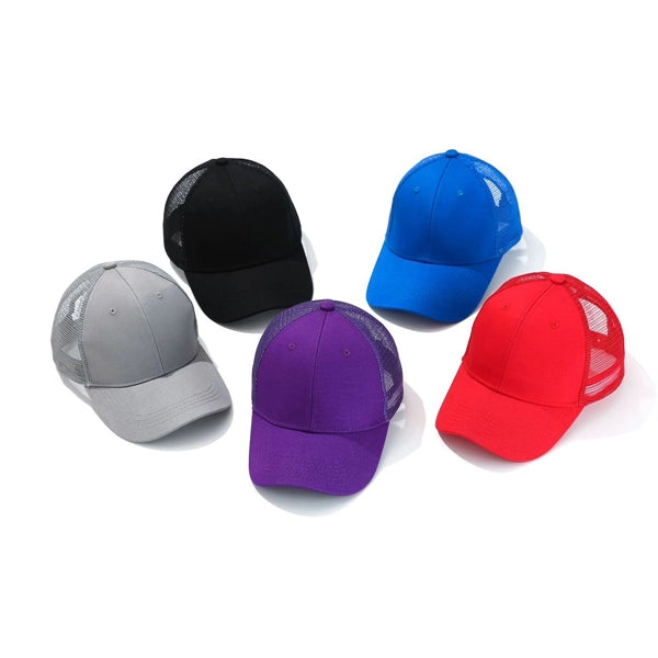 6-Panel Cotton Mesh Hat