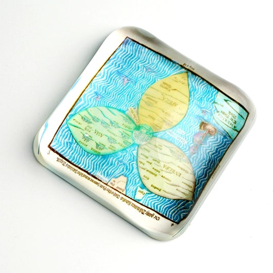 Crystal Square Dome Paperweight