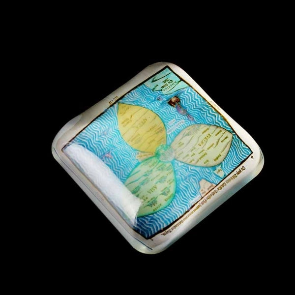 Crystal Square Dome Paperweight