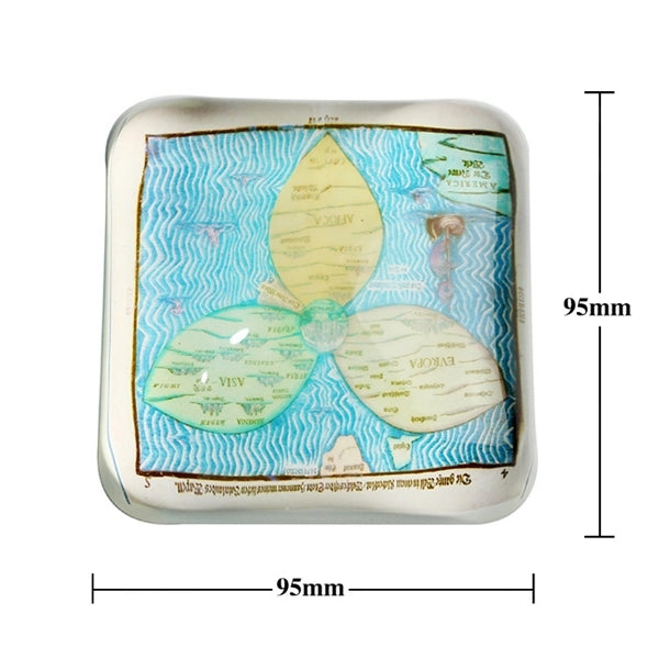 Crystal Square Dome Paperweight