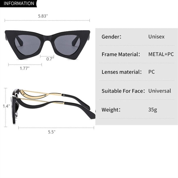 Square Cat Eye Reading Glasses