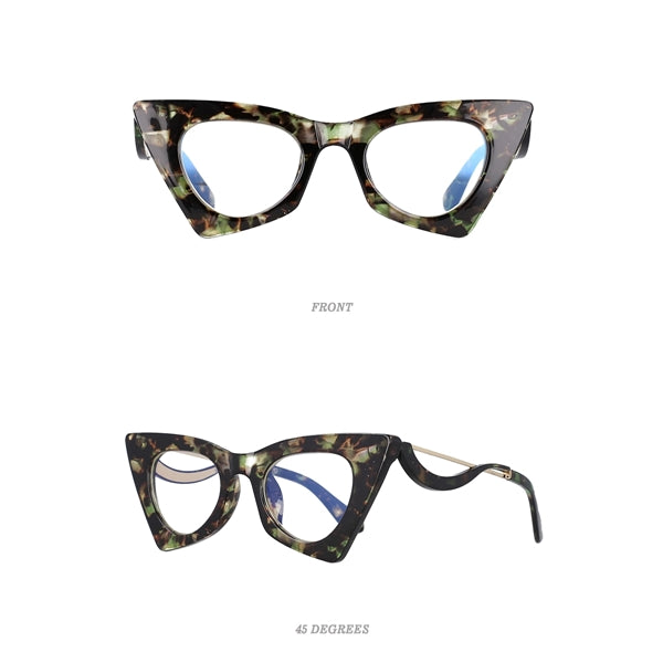 Square Cat Eye Reading Glasses
