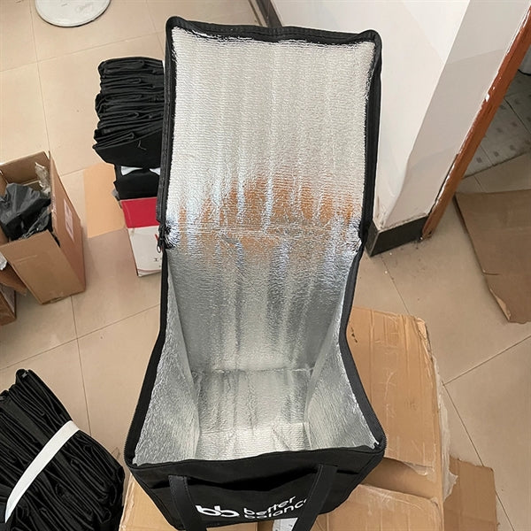 Non woven insulation bag with zipper