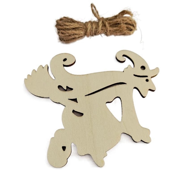 DIY Halloween Wooden Crafts Hanging Tags