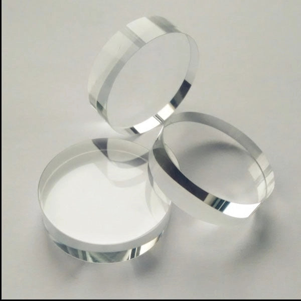 Clear Round Crystal Paperweight