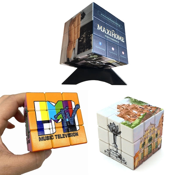 Puzzle Cube Full Color UV Direct Print 2.75" (7cm)