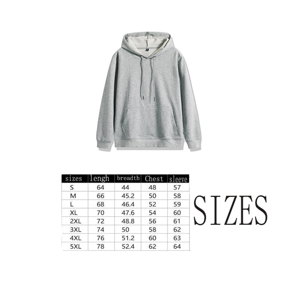 Men and Women Fleece Hooded Sweatshirt