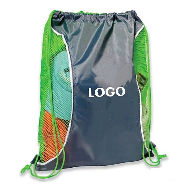 Sport Mesh Drawstring Backpack