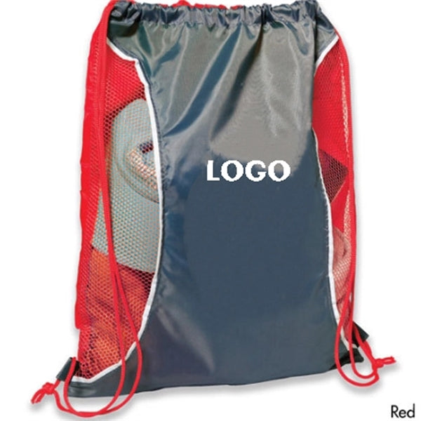 Sport Mesh Drawstring Backpack
