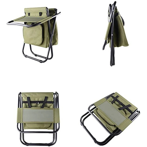 Camping Chair with Cooler Insulated Bag