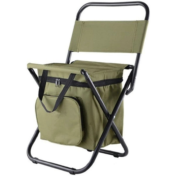 Camping Chair with Cooler Insulated Bag