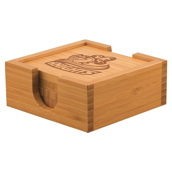 Bamboo Coaster Set