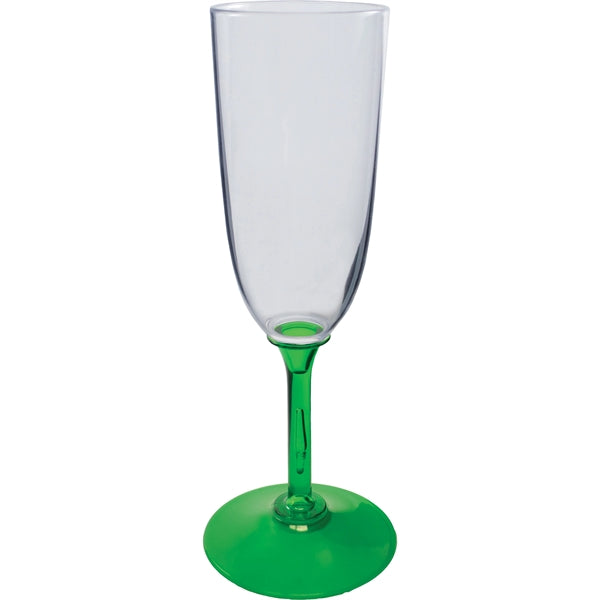 7 oz Plastic Champagne Glass w/Std. or Short Stem