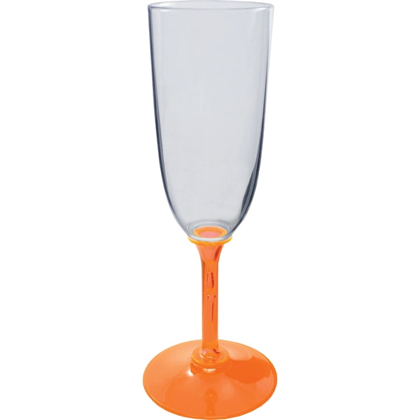 7 oz Plastic Champagne Glass w/Std. or Short Stem