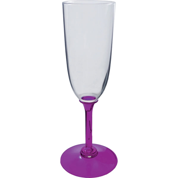 7 oz Plastic Champagne Glass w/Std. or Short Stem