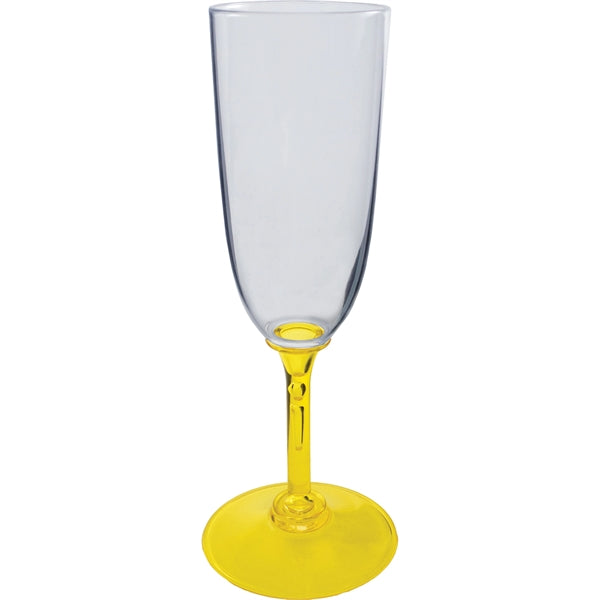 7 oz Plastic Champagne Glass w/Std. or Short Stem
