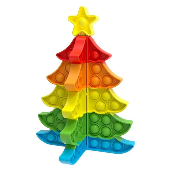 Silicone Fidget Toy - Christmas Tree