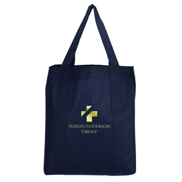 North Park - Non-Woven Shopping Tote Bag - Metallic imprint