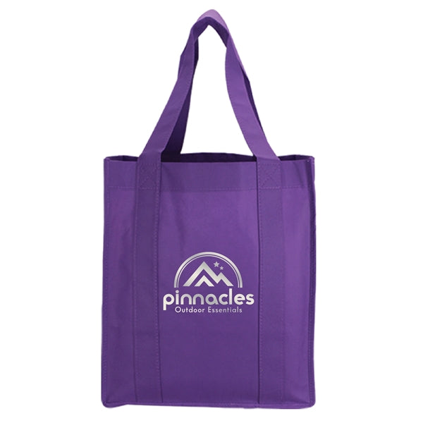 North Park - Non-Woven Shopping Tote Bag - Metallic imprint