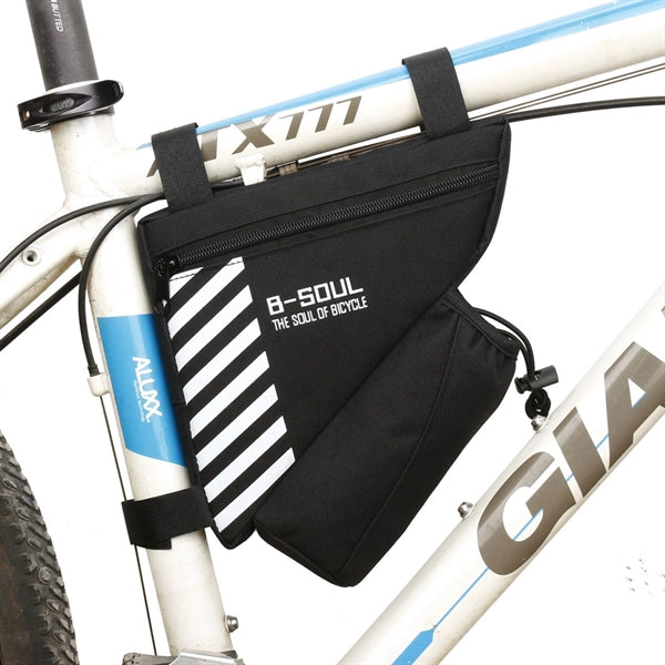 Bike Bag Tube Bicycle Saddle With Water Bottle Holde