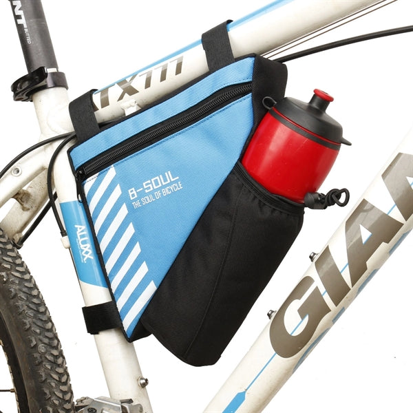 Bike Bag Tube Bicycle Saddle With Water Bottle Holde