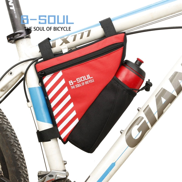 Bike Bag Tube Bicycle Saddle With Water Bottle Holde
