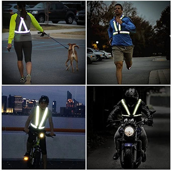 Running Reflective Vest Belt Straps
