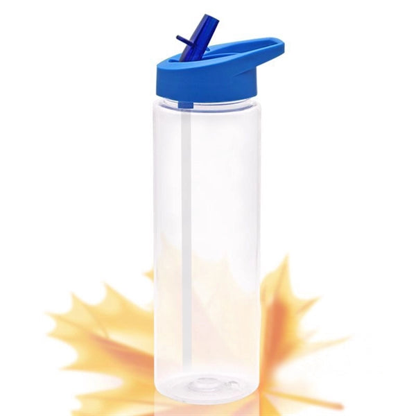 Clear Impact Water Bottle with Flip Straw