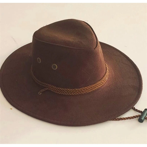 Felt Cowboy Hat with Drawstring