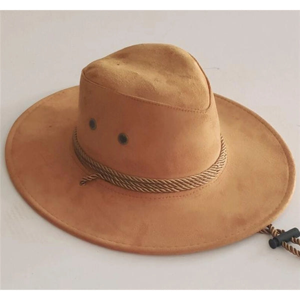 Felt Cowboy Hat with Drawstring