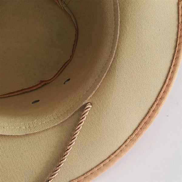 Felt Cowboy Hat with Drawstring