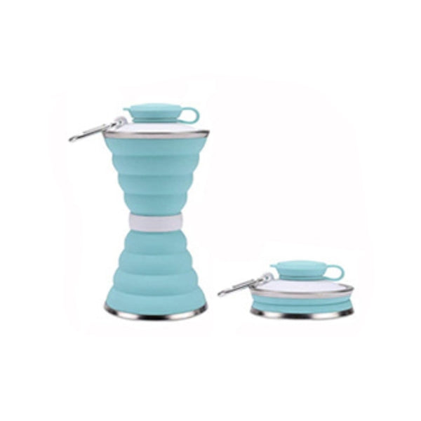 Collapsible Silicone Sports Travel Water Bottle