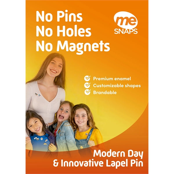 Shape PVC Lapel Pin Replacement meSNAPS