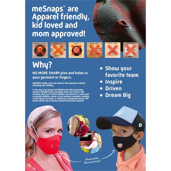 Shape PVC Lapel Pin Replacement meSNAPS