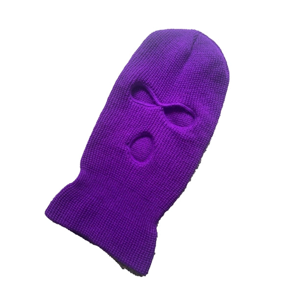 3-Hole Knitted Full Face Cover Ski Neck Gaiter