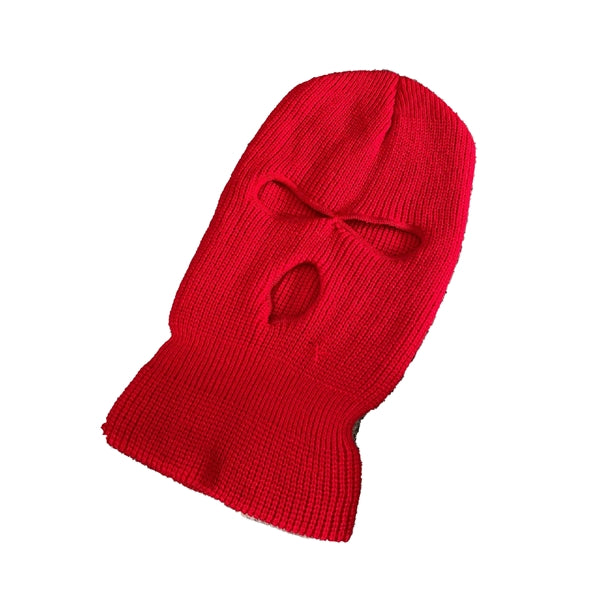 3-Hole Knitted Full Face Cover Ski Neck Gaiter
