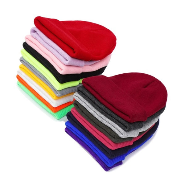 Knitted woolen hat