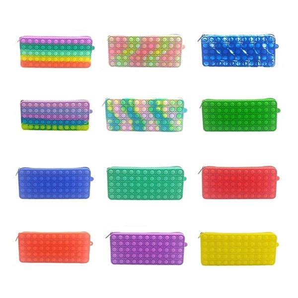 Pop Bubble Silicon Pencil Box