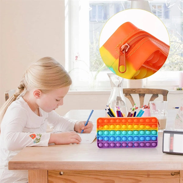 Pop Bubble Silicon Pencil Box