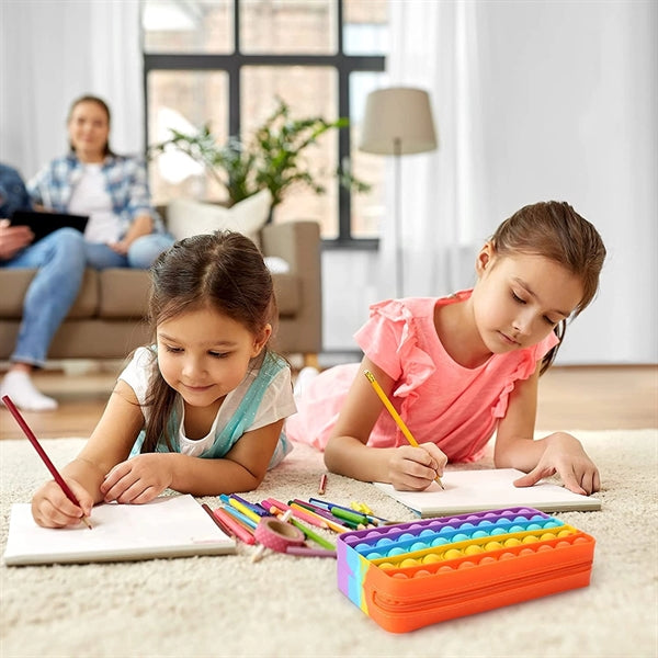 Pop Bubble Silicon Pencil Box