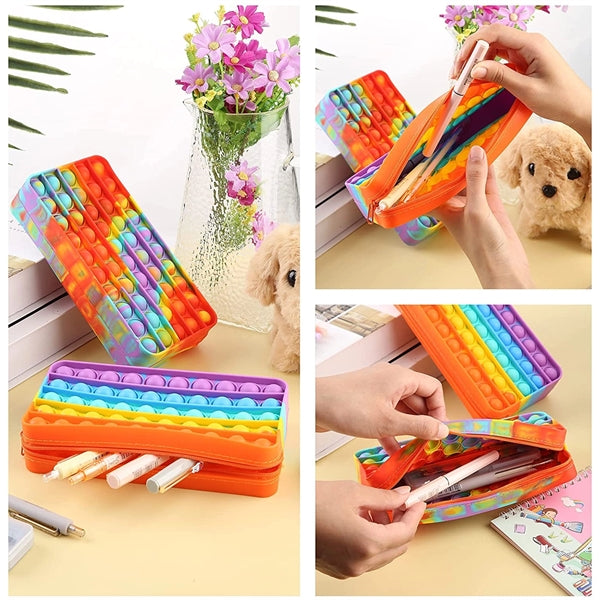 Pop Bubble Silicon Pencil Box