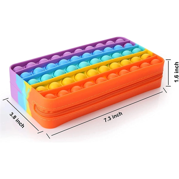 Pop Bubble Silicon Pencil Box
