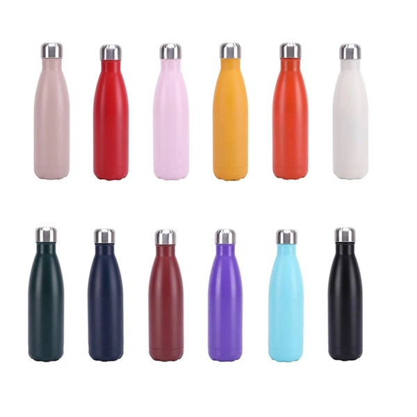 17oz Stainless Steel Double Wall Vacuum Sports Water Bottle