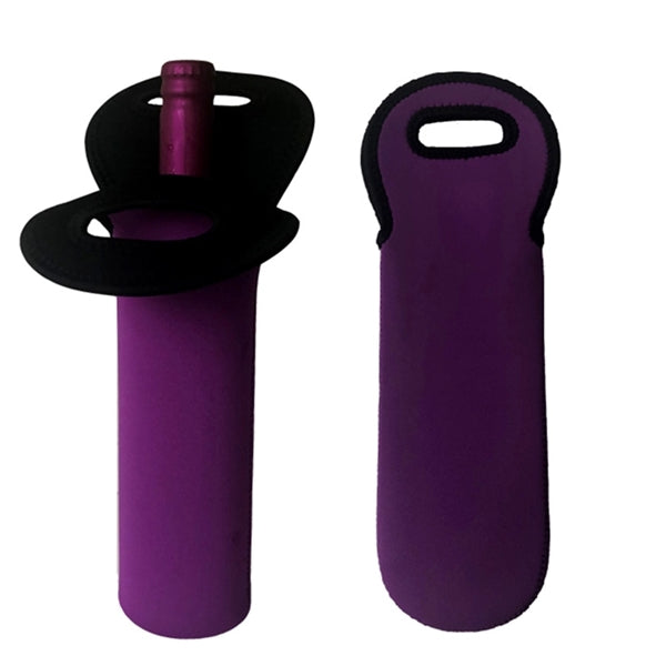Single Neoprene Wine Bottle Holder Tote