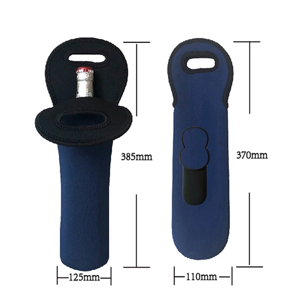 Single Neoprene Wine Bottle Holder Tote