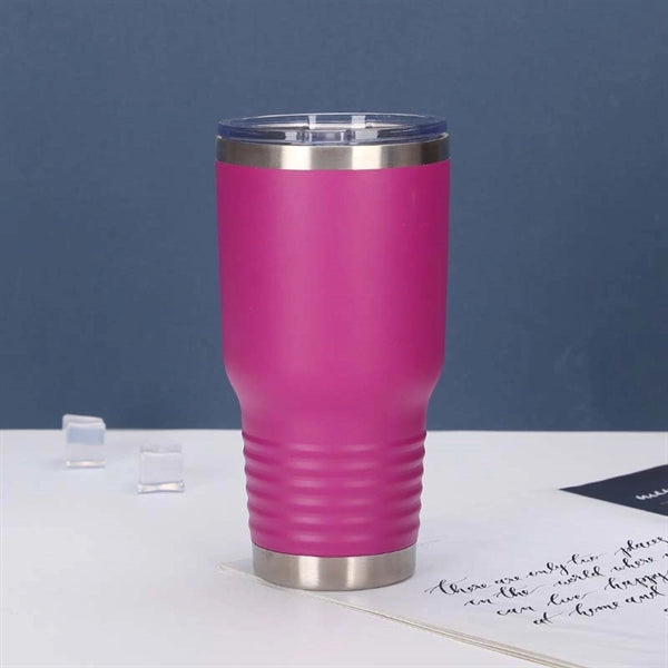 30 Oz. Polar Camel Ringneck Vacuum Insulated Tumbler w/ Lid