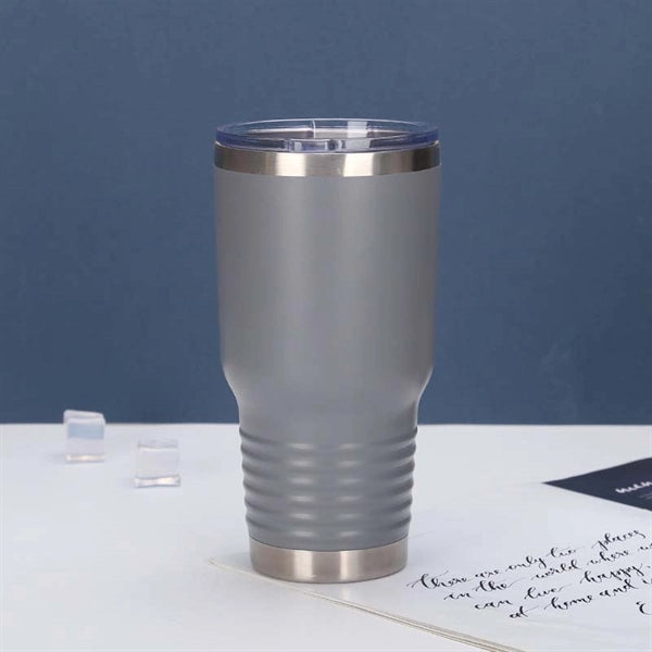 30 Oz. Polar Camel Ringneck Vacuum Insulated Tumbler w/ Lid