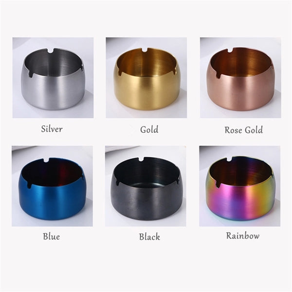 Round Stainless Steel Ashtray